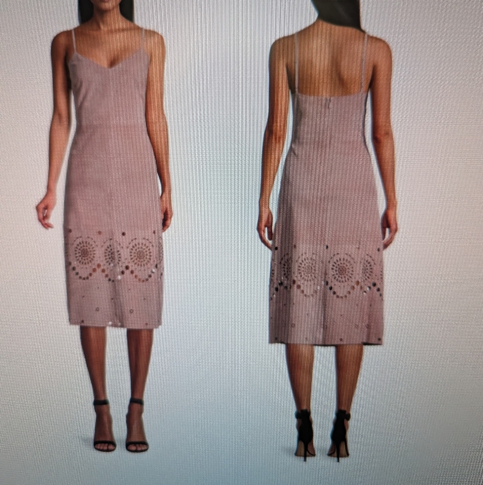 Elegant Mauve Sleeveless Dress